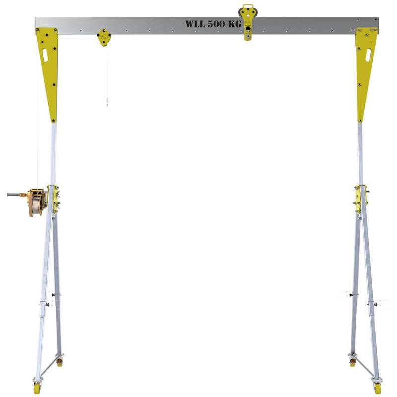 ELLERsafe aluminium portaalkraan KSB; 0.5t