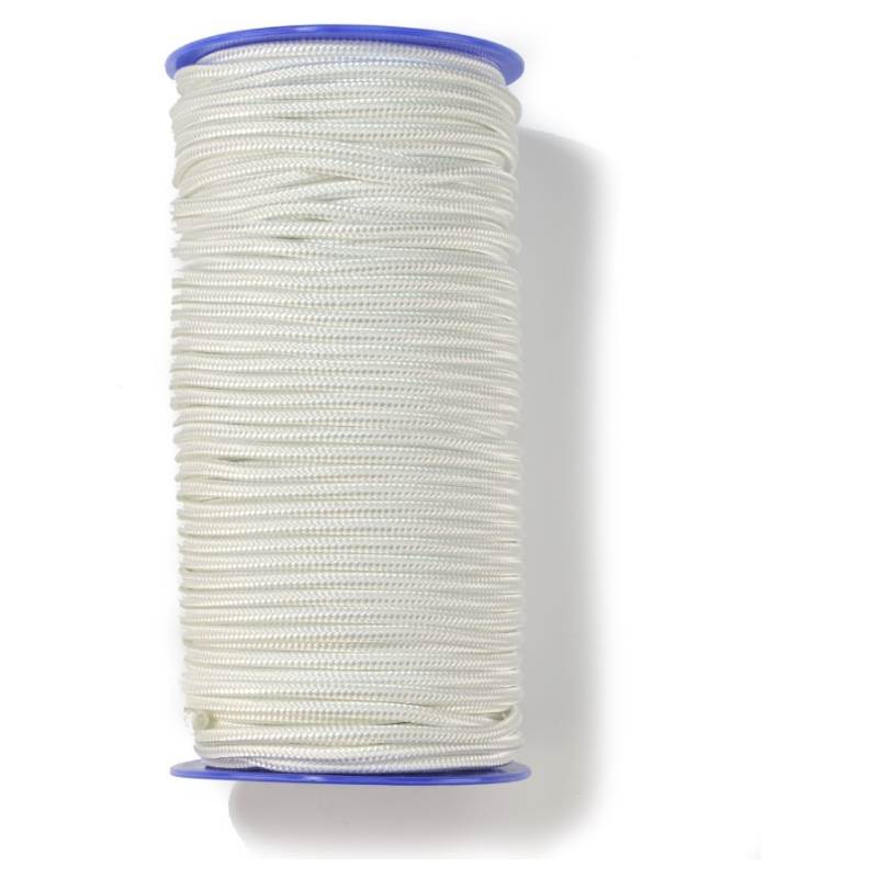 Gevlochten nylon (polyamide) met kern 100 meter