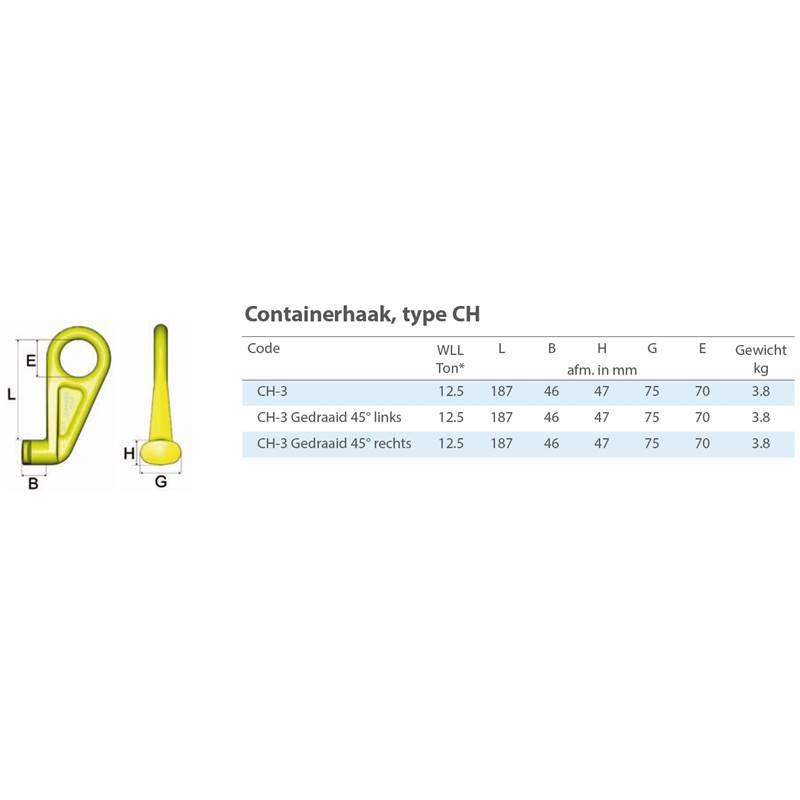 Containerhaak CH
